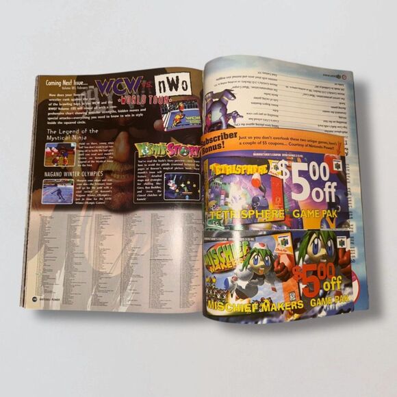 Nintendo Power Magazine Volume 104 Yoshi's Story Collector’s Edition Jan 1998 - Picture 8 of 12